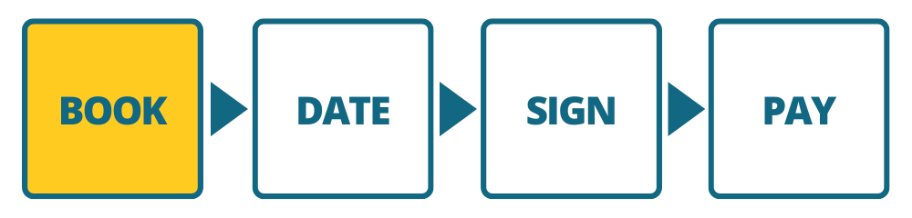 Online Marriage Scheduler Step 01 - Book